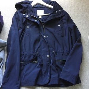 Forever 21 Navy Blue Utility Jacket